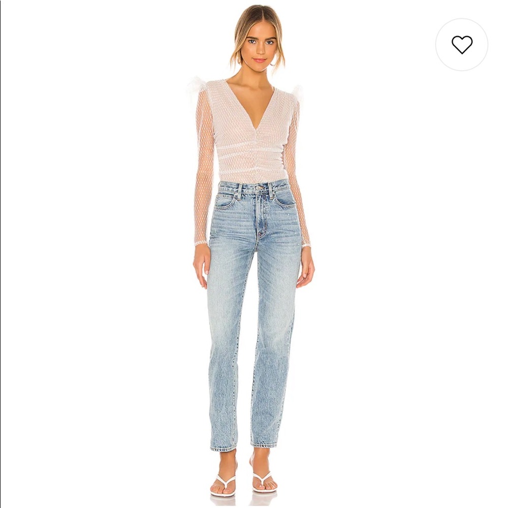 NBD Aspyn Bodysuit in White